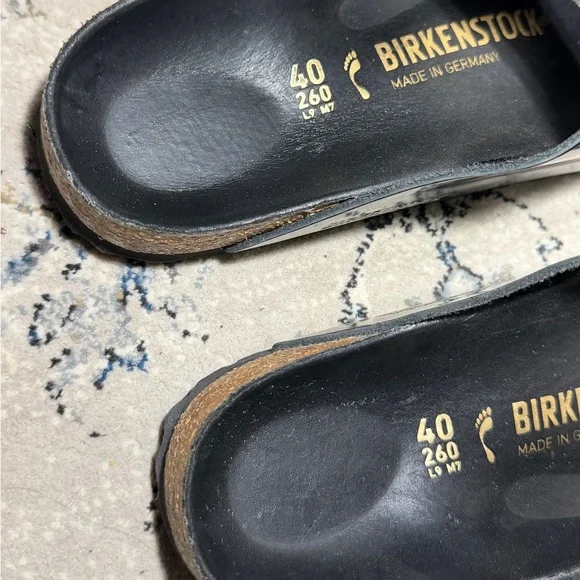 Birkenstock Arizona Big Buckle Natural Leather Patent - Picture 7 of 8